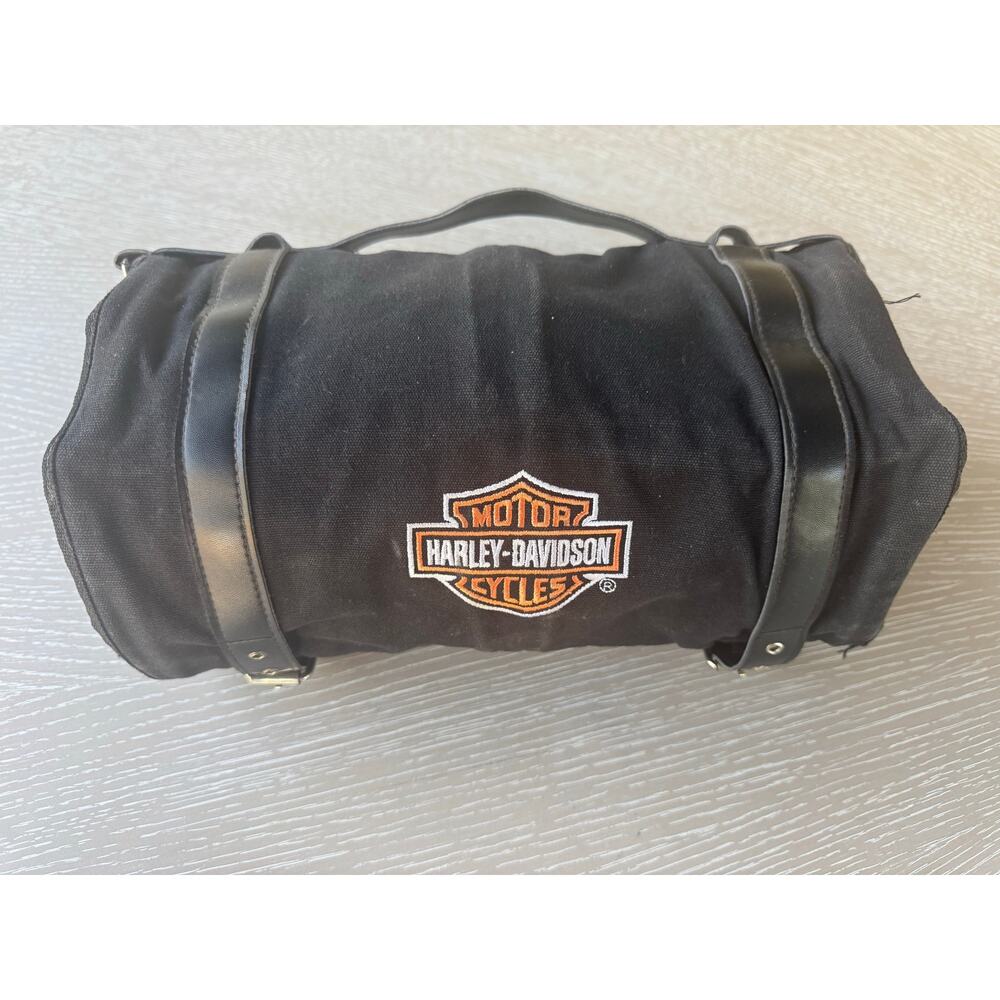 Harley-Davidson Genuine Multi-Purpose Roll-Up 8-Pocket Travel Storage Tool Bag